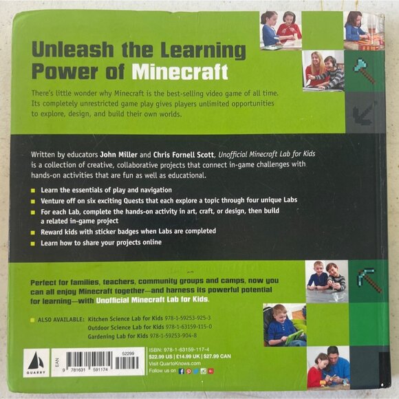 Unofficial Minecraft Lab For Kids Teach Math Science History Culture Education - Picture 2 of 5